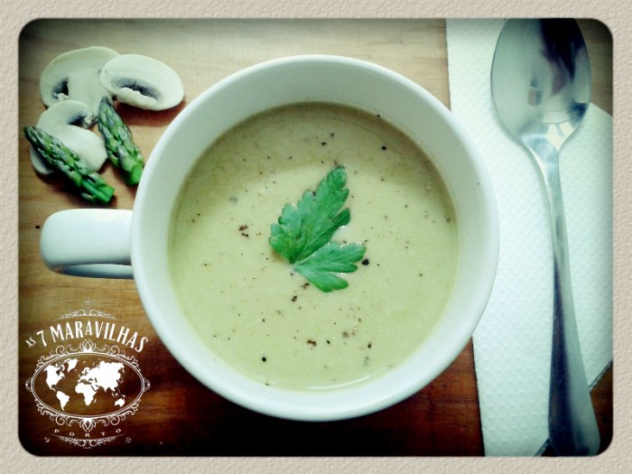 aspargus mushroom soup